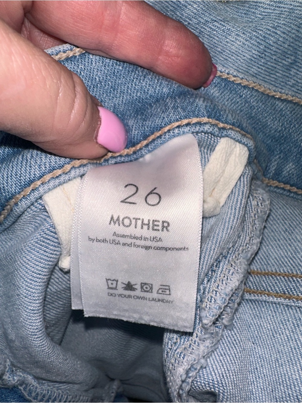 NWOT- MOTHER The Hustler Patch Pocket Flood – Your Turn Sz 26 - Picture 6 of 7